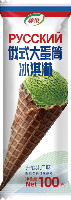 俄式大蛋筒-开心果口味