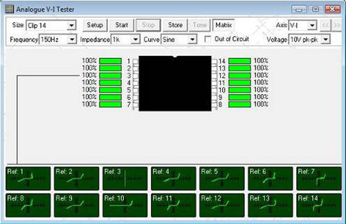 英國abi-BM8600電路板故障檢測儀V-I曲線矩陣測試