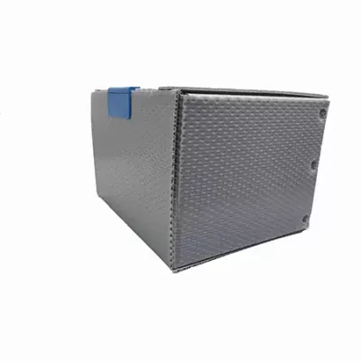 深圳pp万通板周转箱_加盖中空板骨架箱_蜂窝板围板箱