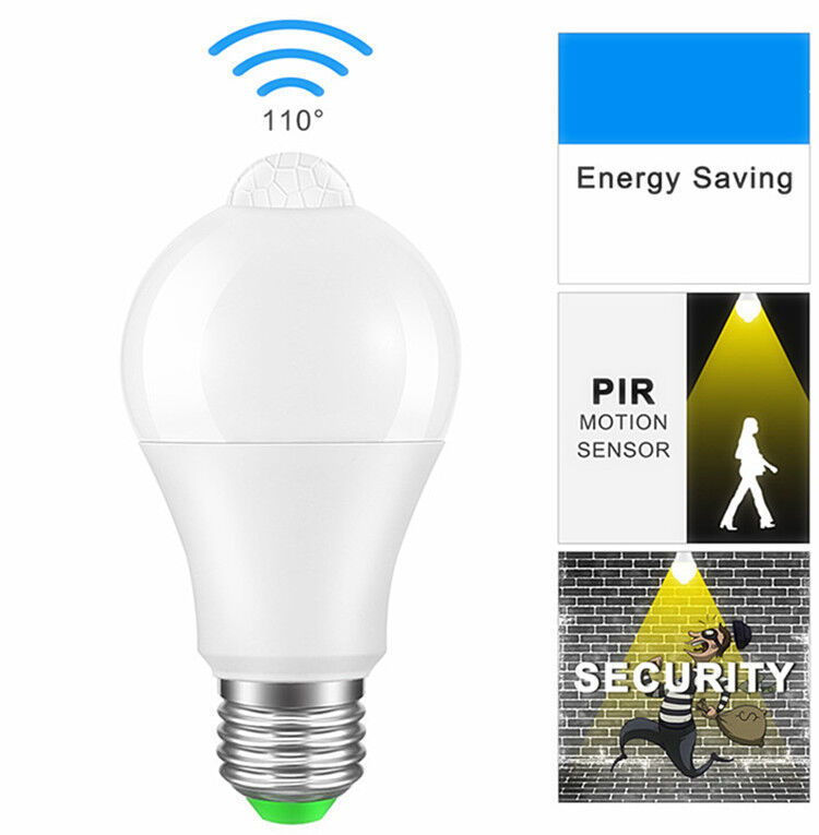 LED-PIR-Motion-Sensor-Lamp-12w-AC-85-265V-Led-Bulb