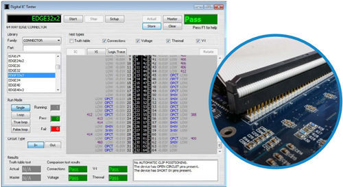 电路板连接端口测试