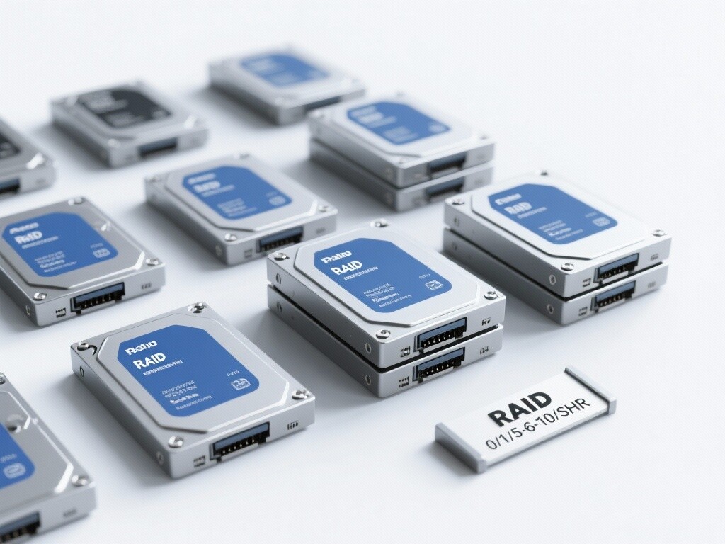 Synology RAID组硬盘数量要求：RAID 0/1/5/6/10+SHR全解析